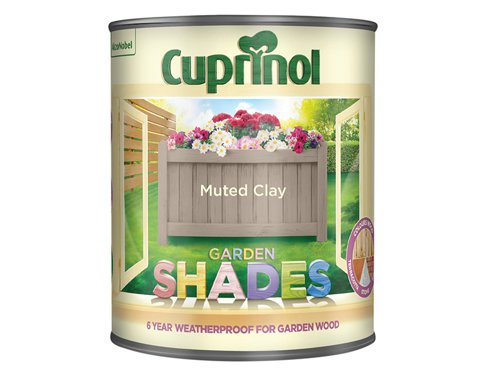 CUPGSMC1L Cuprinol Garden Shades Muted Clay 1 litre