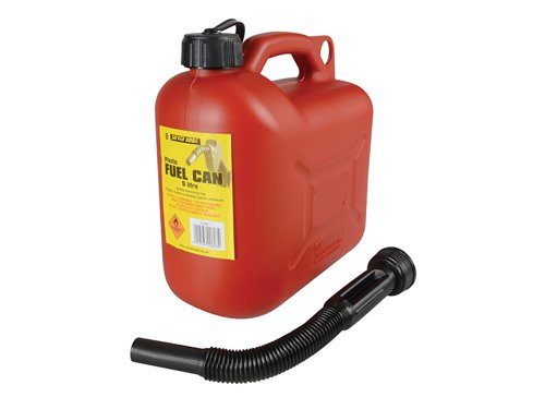 D/I Leaded Petrol Can & Spout Red 5 litre