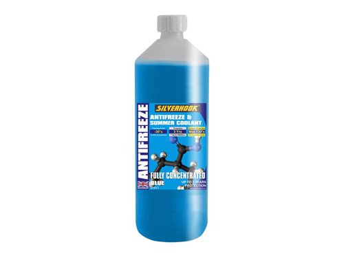 D/ISHA1 Silverhook Fully Concentrated Antifreeze Blue 1 litre