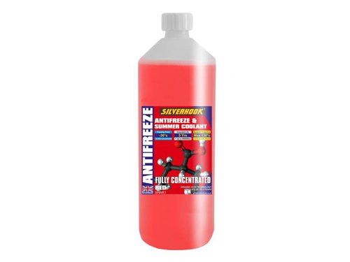 D/ISHAR1 Silverhook Fully Concentrated Antifreeze O.A.T. Red 1 litre