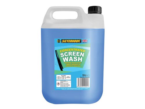 D/ISHXB5 Silverhook Concentrated All Seasons Screen Wash 5 litre