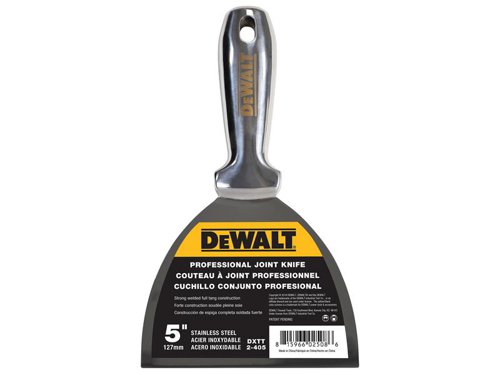 DDW2405 DEWALT Drywall Stainless Steel Jointing/Filling Knife 125mm (5in)