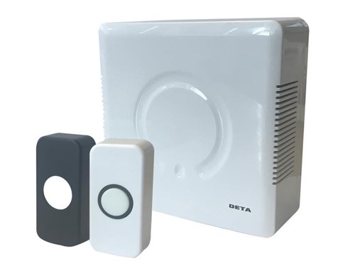 DET Wired Door Bell Chime and Push Kit