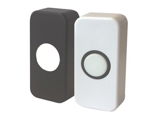 DET Bell Push with Black and White Covers
