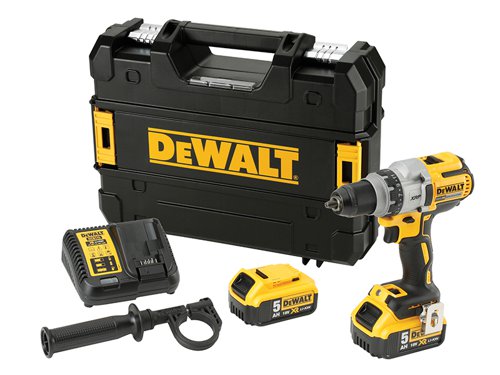 DEWALT DCD991P2 Brushless 3 Speed Drill Driver 18V 2 x 5.0Ah Li-ion