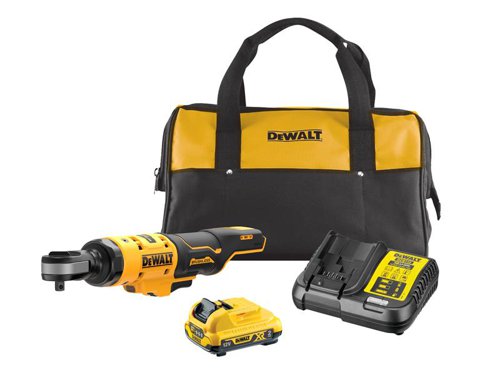 DEWALT DCF503D1 XR 3/8in Open Head Ratchet 12V 1 x 2.0Ah Li-ion