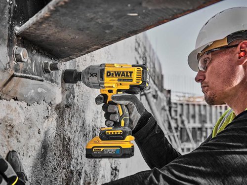 The DEWALT DCF900 XR High Torque Impact Wrench has an efficient brushless motor delivers high performance, extends tool life and allows for much shorter design. Its variable trigger provides complete control over all applications.The compact design enables easy access in confined areas. Fitted with a comfortable rubber XR grip and switch for greater application comfort and maximum control. An ultra-bright white LED work light with a delay feature improves visibility. Brightness control allows dimming or turn off to suit the working conditions.Specifications:Bit Holder: 1/2in Square Drive.No Load Speed: 0-2,300/min.Impact Rate: 18,000/bpm.Max. Torque: 1,396Nm, Breakaway Torque: 1,898Nm.Weight: 2.8kg (without battery).The DEWALT DCF900H2T XR Brushless 1/2in High Torque Impact Wrench is supplied with:2 x 5.0Ah POWERSTACKâ„¢ Li-ion Batteries.1 x Multi-Voltage Charger.1 x TSTAKâ„¢ Kitbox.