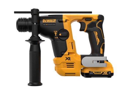 DEWALT DCH072L2 XR BL SDS Plus Hammer Drill 12V 2 x 3.0Ah Li-ion