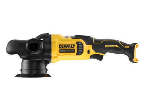 The DEWALT DCM848 XR Cordless Polisher has a brushless motor for increased performance and run time. It has a variable speed trigger and dial for better control during car, headlight, windshield and glass polishing applications. The rubber gear case overmould reduces surface imperfections and improves gripping surface. It can also be held via the front grip or side handle.DCM848P2: 2 x18V 5.0Ah Li-ion Batteries.DCM848N: Bare Unit, No Battery or Charger.Specifications:Oscillating Speed: 2,000-5,500/min.Backing Plate: 125mm.Orbit Diameter: 53mm.The DEWALT DCM848N XR Brushless Polisher is supplied as a bare unit, NO battery or charger supplied.