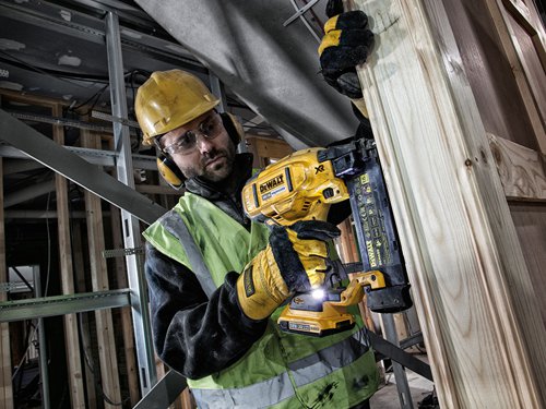 The DEWALT DCN680 Brushless XR 18 Gauge Brad Nailer has a compact, lightweight and ergonomic design makes the tool easy and comfortable to use but durable enough for the work site environment. Mechanical rather than gas operation offers low running costs and consistent performance, even at low temperatures.Fitted with a brushless motor that offers increased runtime and durability. Trigger and contact trip lock-off prevent accidental discharge of fastener. With tool free stall/jam clearance to minimise down time. The depth of drive can be easily adjusted using the thumb wheel depth adjuster.Two modes of operation: Sequential mode allows for precision placement, Bump operating mode provides the user with production speed of up to 4 nails per second.Specifications:Magazine Capacity: 110.Fires: Nails: Length: 15-54mm. Diameter: 1.25mm.Nailer Operating Mode: Bump & Sequential.Magazine Angle: 0°.Weight: 2.4kg.The DEWALT DCN680N Brushless XR 18 Gauge Brad Nailer is supplied as a Bare Unit, NO battery or charger.