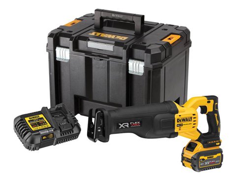 DEWDCS386T1 DEWALT DCS386T1 XR Advantage Reciprocating Saw 18V 1 x FlexVolt 6.0Ah Li-ion