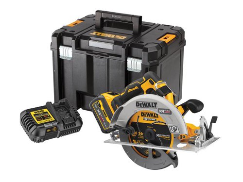 DEWALT DCS573T1 XR Advantage Circular Saw 190mm 18V 1 x FlexVolt 6.0Ah Li-ion