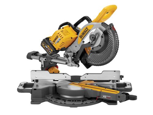 DEWALT DCS727T2 XR FlexVolt Slide Mitre Saw 250mm 54V 2 x 2.0Ah Li-ion