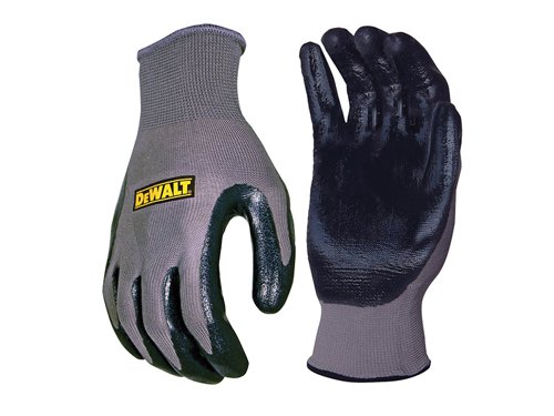 DEWALT Nitrile Nylon Gloves - Large