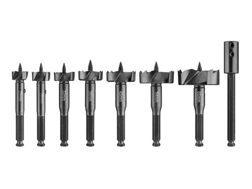 DEW DT4593 Self-Feed Forstner Bit Set, 8 Piece