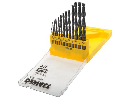 DEWDT5912QZ DEWALT DT5912 HSS Jobber Drill Bit Set, 13 Piece