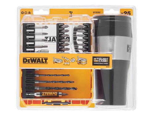 DEWALT DT70707 Drill Drive Set, 25 Piece + Mug