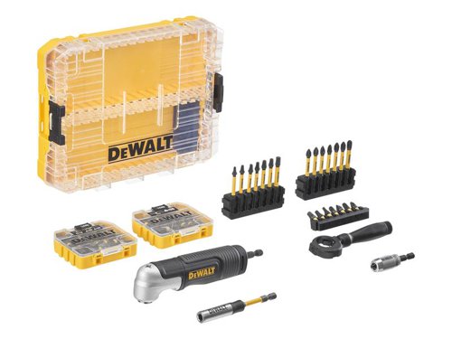DEW DT70775 Mix Bit Set with Right-Angle Attachment, 80 Piece