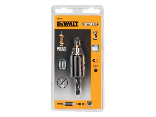 DEW DT7513T Magnetic Hard Joint Impact Clutch Adaptor 6.35mm (1/4in)