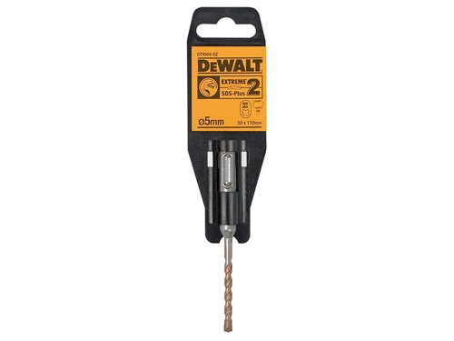 DEWDT9504QZ DEWALT SDS Plus EXTREME 2® Drill Bit 5 x 110mm