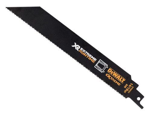 DEWALT XR Metal Reciprocating Blade 203mm 14/18 TPI Pack of 5