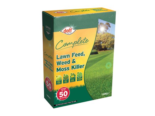 DOFLM050 DOFF Complete Lawn Feed, Weed & Moss Killer 1.6kg