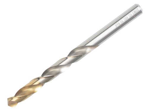 Dormer Metric A002 TiN Jobber Drill Bits have a TiN tip coating for increased tool life and performance. It has a self-centring split point for superb hole quality and positional accuracy.It will drill steel, stainless, cast iron, ceramics, plastics and many other materials with ease. Made to DIN 338RN/BS328/ISO 235 standards.PLEASE NOTE ALL sizes under 2.0mm are NOT TiN Coated.Tip diameter: 11.0mm.Working length: 94mm.Overall length: 142mm.