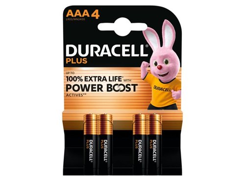 Duracell Plus Power + Power Boost AAA x 4 S30947