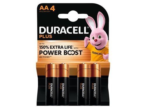 Duracell Plus Power + Power Boost AA x 4 S30943
