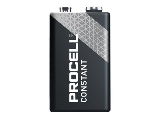 DURCONST9V Duracell 9V PROCELL® Alkaline Constant Power Industrial Batteries (Pack 10)