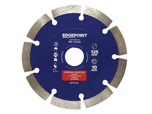 EDGDBGP10125 EdgePoint GP10125 General-Purpose Diamond Blade 125mm