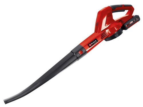 The Einhell GE-CL 18Li Cordless Leaf Blower has a lightweight design that enables user-friendly operation and the soft grip makes it comfortable and secure. Suitable for quick and easy cleaning of open areas and niches.It also has a battery charge level indicator with 3 LEDs to check the current charge level. In addition, the battery packs can be used for all products from the Power X-Change family.Specification:No Load Speed: 12,000/min.Blow Velocity: 210km/hr.Max. Air Volume: 105m³/hr.This Einhell GE-CL 18Li Cordless Leaf Blower is supplied with:1 x 18V 2.0Ah Li-ion Battery1 x Charger.