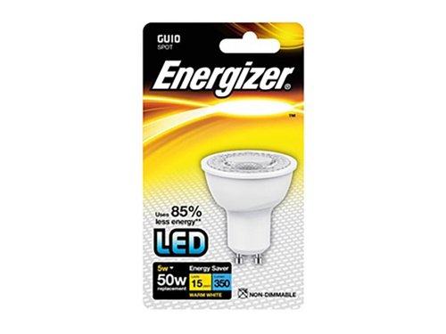 Energizer® LED GU10 Bulb Warm White 3.8W
