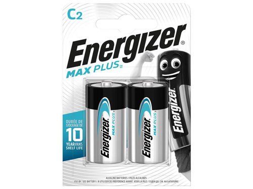 Energizer® MAX PLUS™ C Alkaline Batteries (Pack 2)