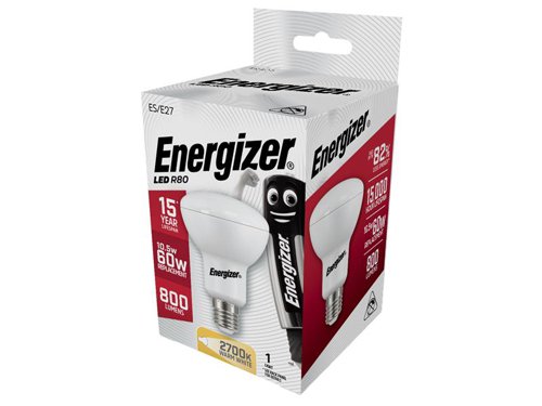 ENGS9016 Energizer® LED ES (E27) HIGHTECH Reflector R80 Bulb, Warm White 800 lm 12W