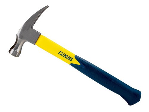 Estwing Surestrike Straight Claw Hammer, Fibreglass Shaft 570g (20oz)