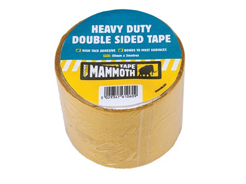 EVB2HDDST50 Everbuild Sika Heavy-Duty Double-Sided Tape 50mm x 5m