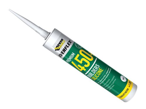 Everbuild Sika Everflex® 450 Builder's Silicone Sealant Clear 300ml