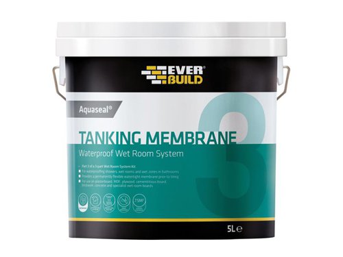 Everbuild Aquaseal Waterproof Tanking Membrane 5 litre