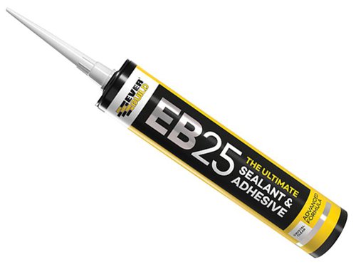 EVBEB25CL Everbuild Sika EB25 Hybrid Sealant Adhesive Clear 300ml