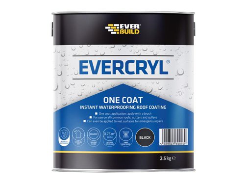 Everbuild Sika EVERCRYL® One Coat Black 2.5kg