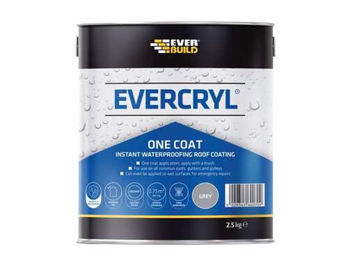 Everbuild Sika EVERCRYL® One Coat Grey 2.5kg