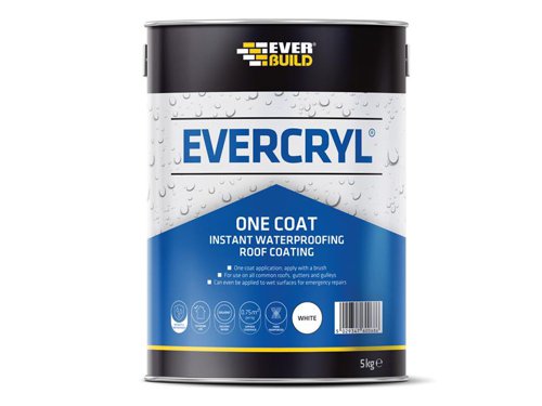 Everbuild Sika EVERCRYL® One Coat White 5kg