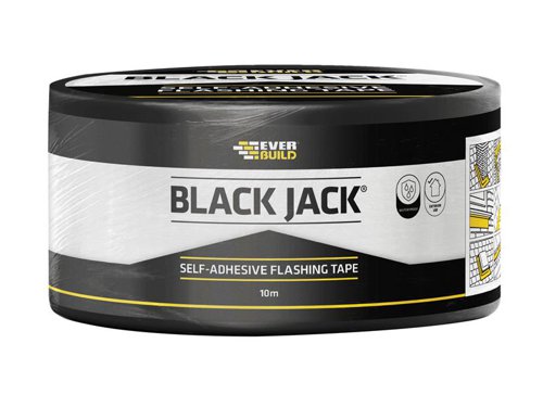 EVBFLAS075 Everbuild Sika Black Jack® Flashing Tape, Trade 75mm x 10m