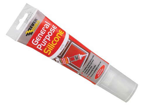 Everbuild Sika General Purpose Easi Squeeze Silicone Sealant Clear 80ml
