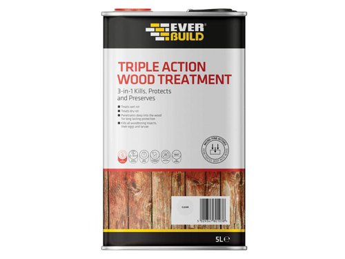 Everbuild Sika Triple Action Wood Treatment 1 litre