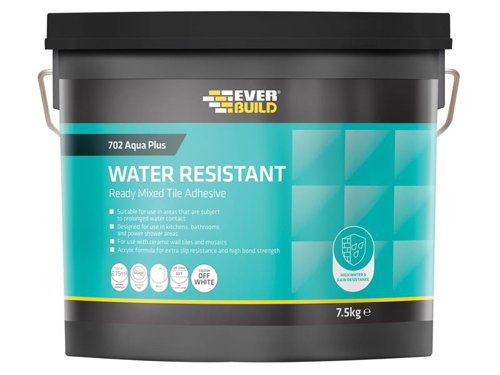 Everbuild Sika 702 Water Resistant Tile Adhesive 7.5kg/5 litre