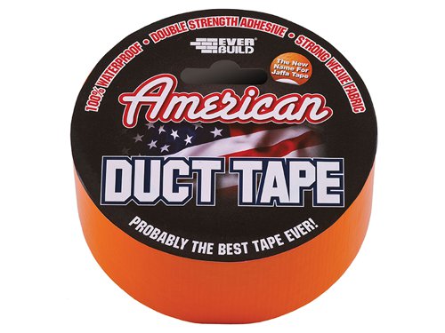 Everbuild Sika American Duct Tape 50mm x 25m Orange