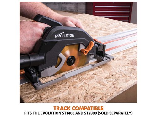 EVLR185CSXPL Evolution R185CCSX+ Circular Track Saw 185mm 1600W 110V