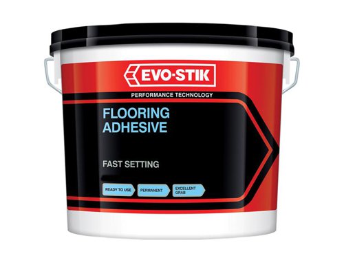 Permanent bond for adhering most types of flooring in either sheet or tile format . The ready mixed, easy to use adhesive may be used on interior porous floors.A synthetic rubber/aqueous adhesive for fixing most types of PVC flooring, cork tiles, linoleum, latex foam or jute backed carpeting to substrates.1 x Evostik Flooring Adhesive 1 Litre